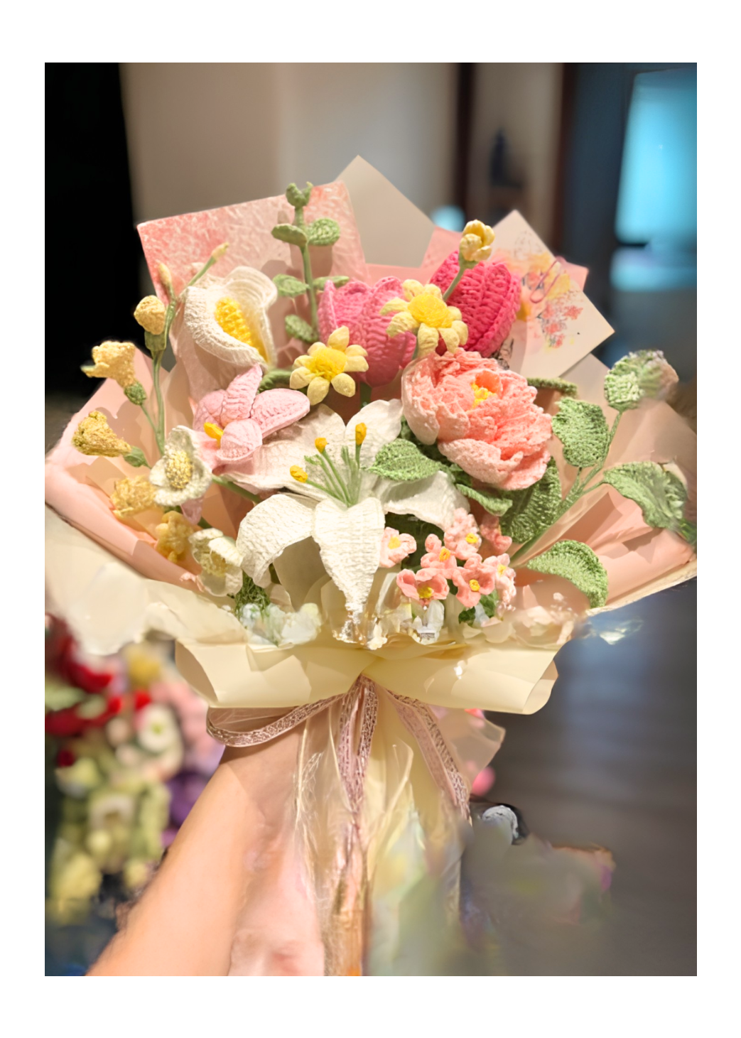 Premium Blush Garden Peony & Calla Lily Bouquet