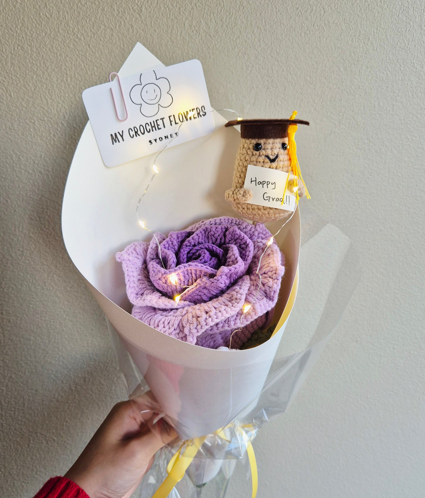 Giant Purple Rose Bouquet