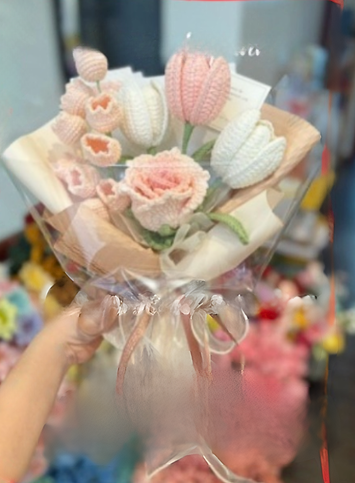 Pink and White Rose Tulips