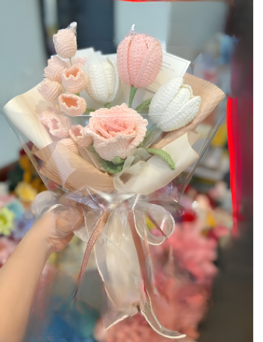 Pink and White Rose Tulips