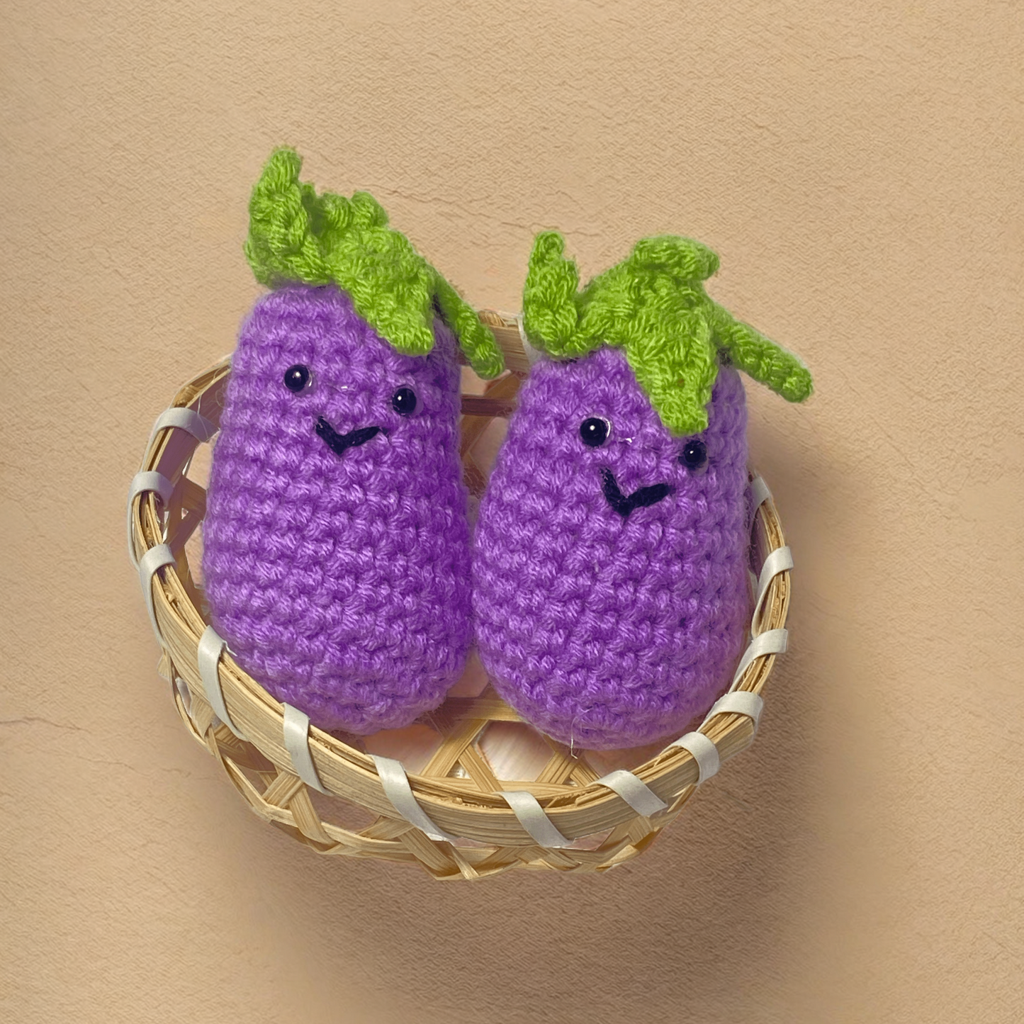 Mini Fruits Plush Keyring