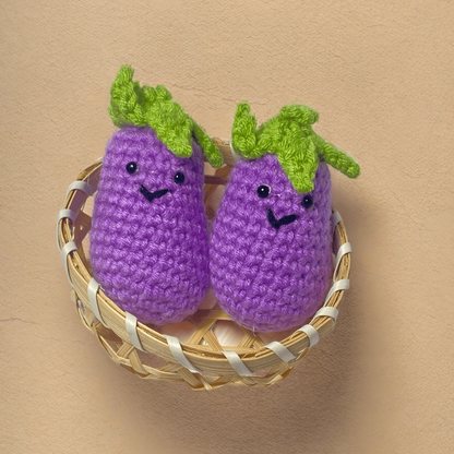 Mini Fruits Plush Keyring