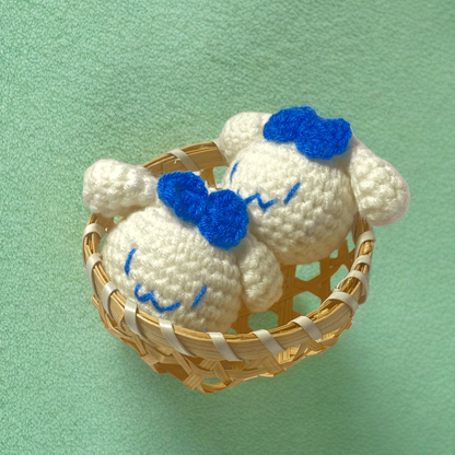 Mini Animals Plush Keyring