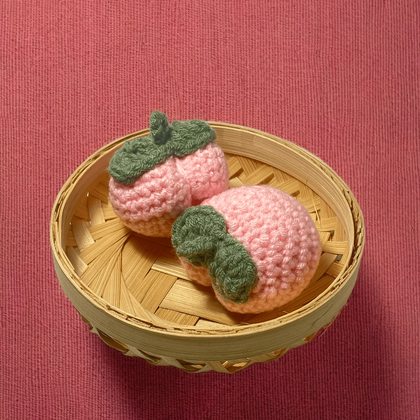 Mini Fruits Plush Keyring